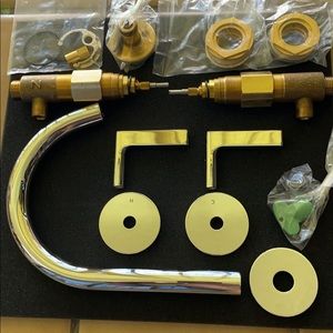 Zucchetti ZSB5352.195E 3 Hole Basin Mixer with Waste